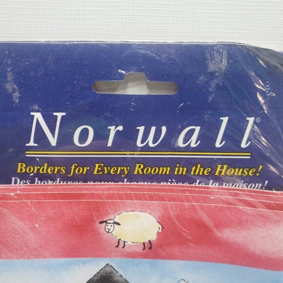 Vintage New Norwall Wallpaper Borders Teddy Bear Farm Animals 5 Yds  2 Packages - Picture 8 of 12
